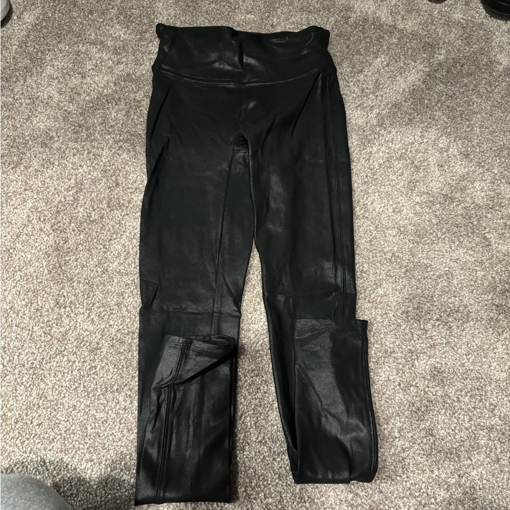 Faux leather legging spanx